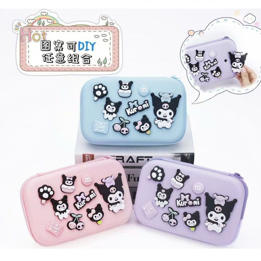 

Tempat Pensil Pop Up DIY Motif Kuromi DD603 Soft Pencil Case Besar
