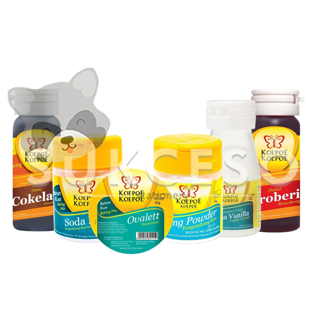 

KOEPOE KOEPOE Bahan Kue Pengembang / Pasta / Perisa / Soda Kue