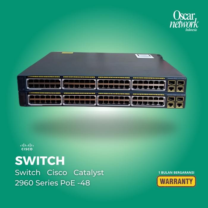 Switch Cisco Catalyst 2960 Series PoE -48