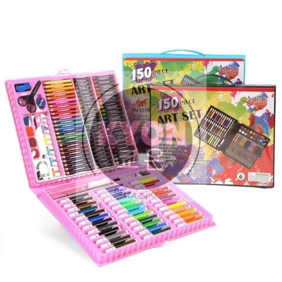 

ART SET CRAYON SET 68 / 86 / 150 - PENSIL WARNA LUKIS KRAYON MENGGAMBAR MEWARNAI PASTEL ANAK FULL SET | ALAT MAINAN EDUKASI BELAJAR ANAK