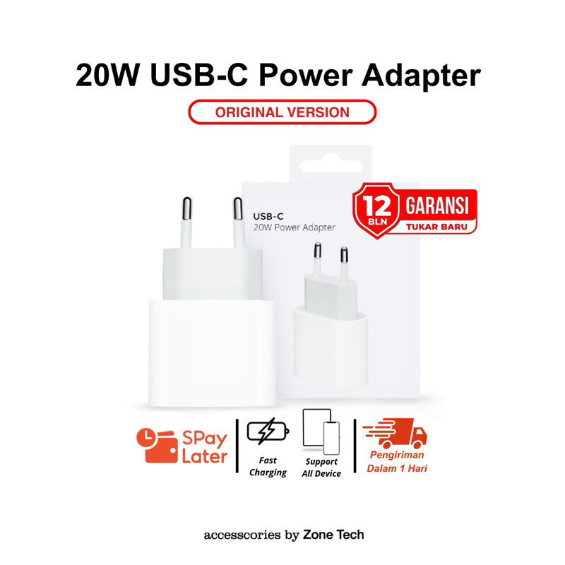 

Charger Adaptor Fast Charging 20W Type C (GARANSI 1 TAHUN)