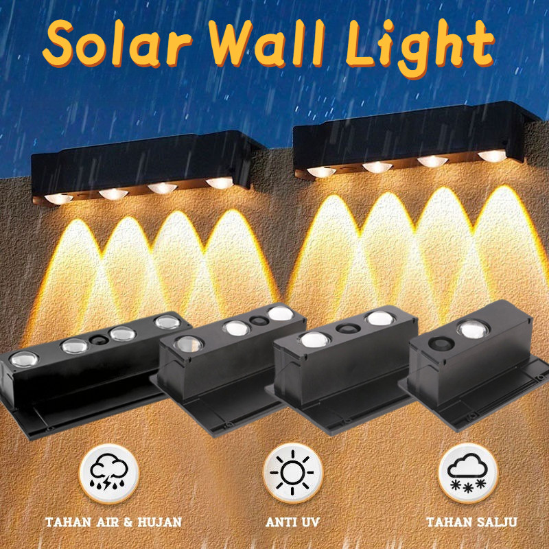 Lampu Taman Tenaga Surya / Lampu Dinding Taman Outdoor / Lampu Dinding Taman LED Tenaga Surya Outdoo