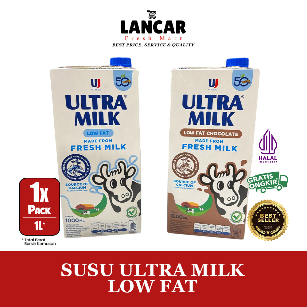 

ULTRA MILK SUSU LOW FAT 1000ML