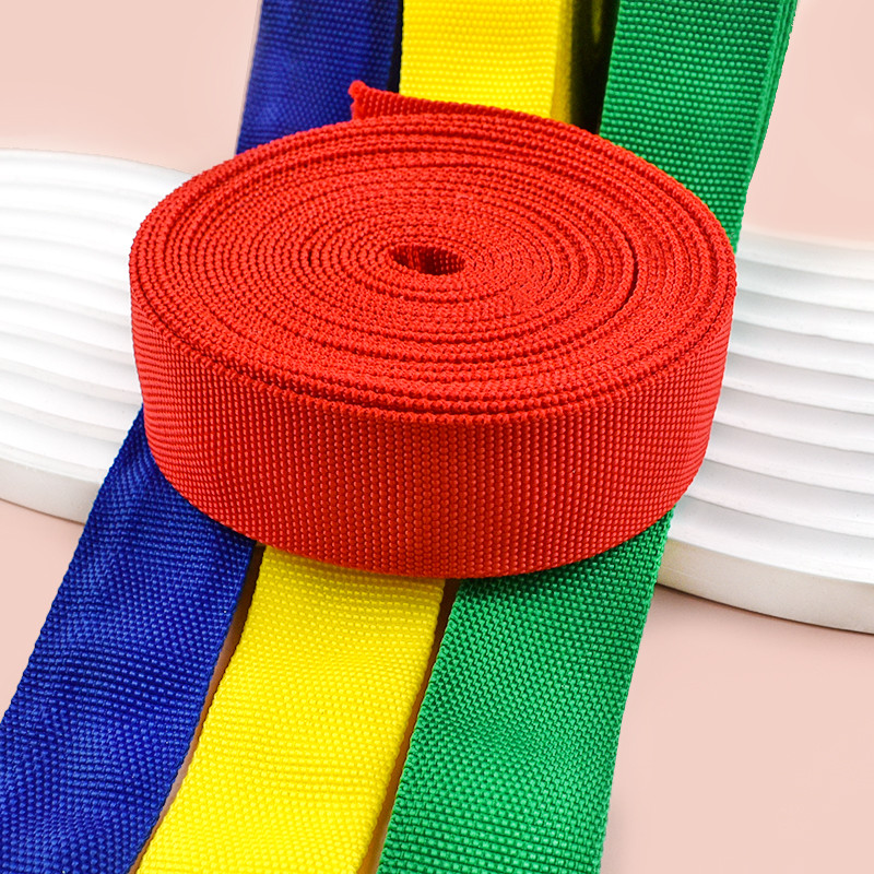 

5/10M 30mm Nylon Tubular Webbing Tape for Sewing Bag Strap Double-layer Ribbon Backpack Belt Decoration Band DIY Accessories