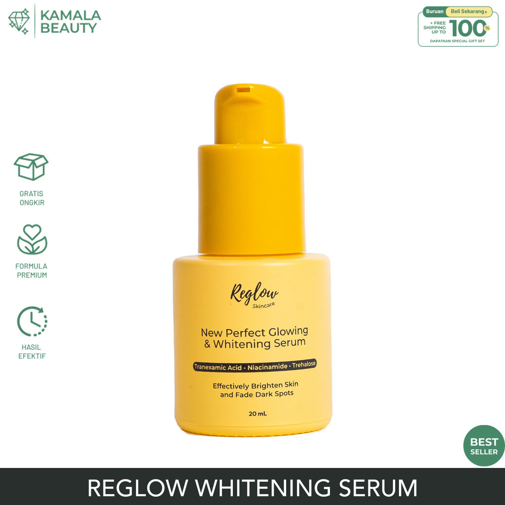Serum Penghilang Flek Hitam Wajah Serum Wajah Glowing Dan Putih Reglow Perfect Glowing Whitening