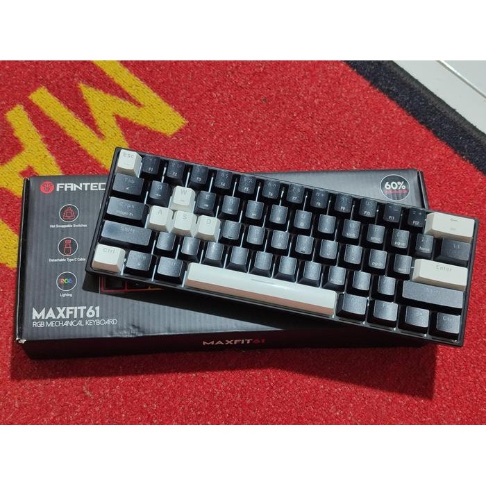 Fantech MAXFIT 61 RED Hostwap Keyboard Gaming Mechanical