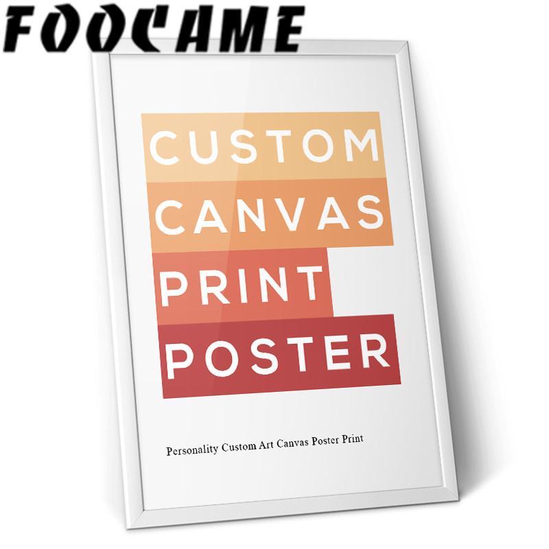 

Print Custom Photo Poster Own Photo Canvas Decorative Painting Customized Your Picture Personalized Wall Art Living Room Bedroom