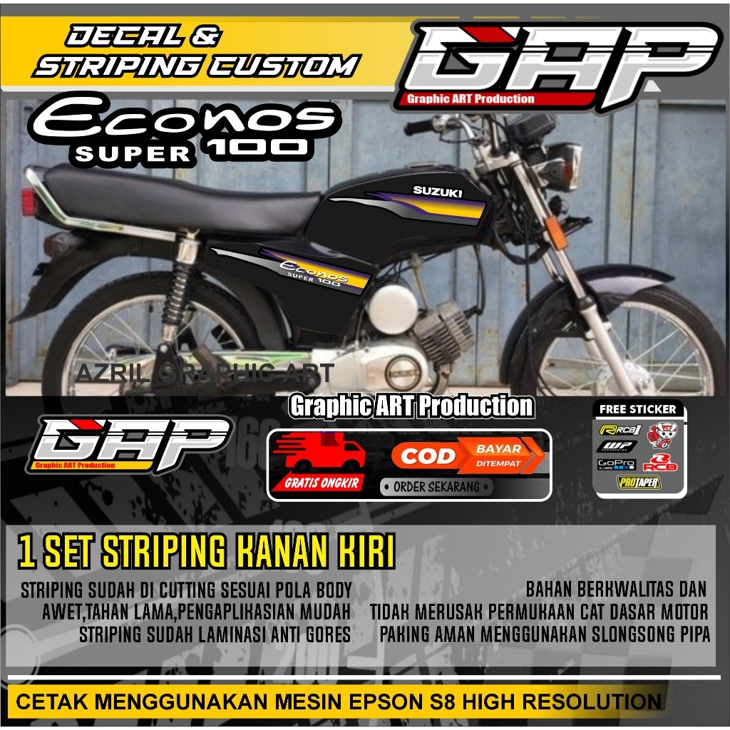 Striping Suzuki A100 Econos