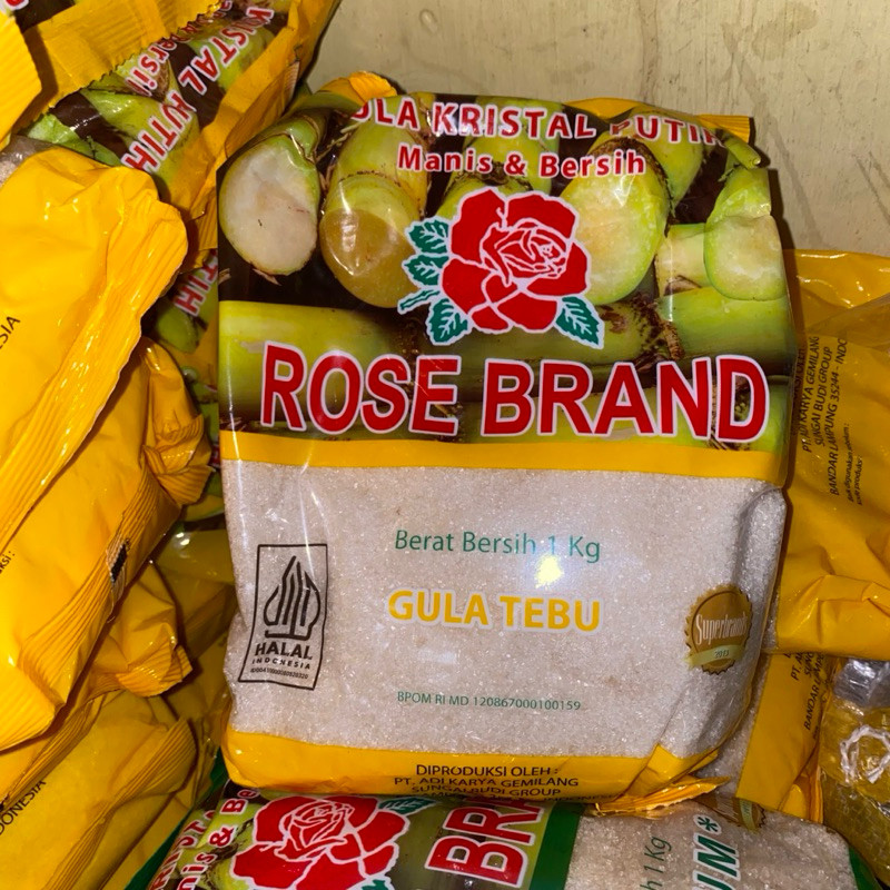 

Bestseller Gula ROSE Brand Kemasan 1 Kg Kuning Kuning Termurah Terlaris
