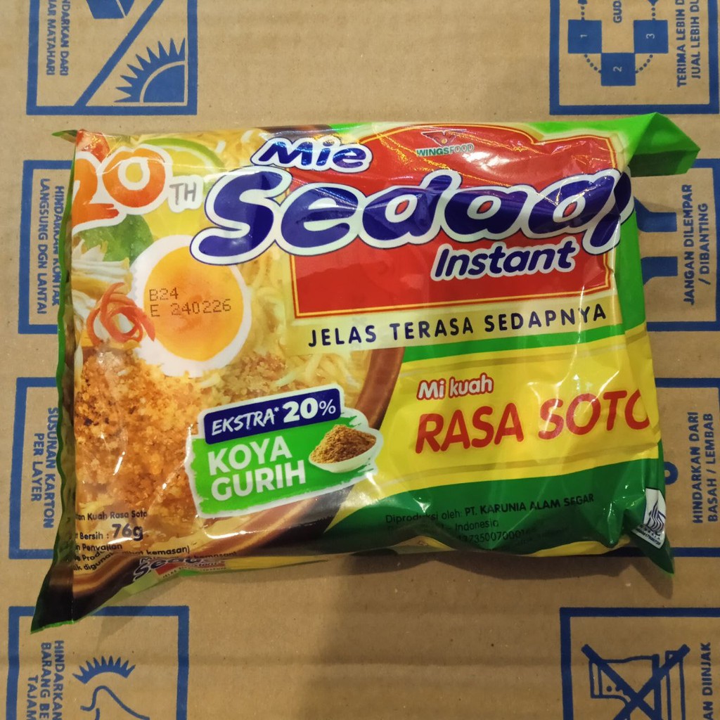 

SEDAAP SOTO MIE SEDAP KUAH SOTO