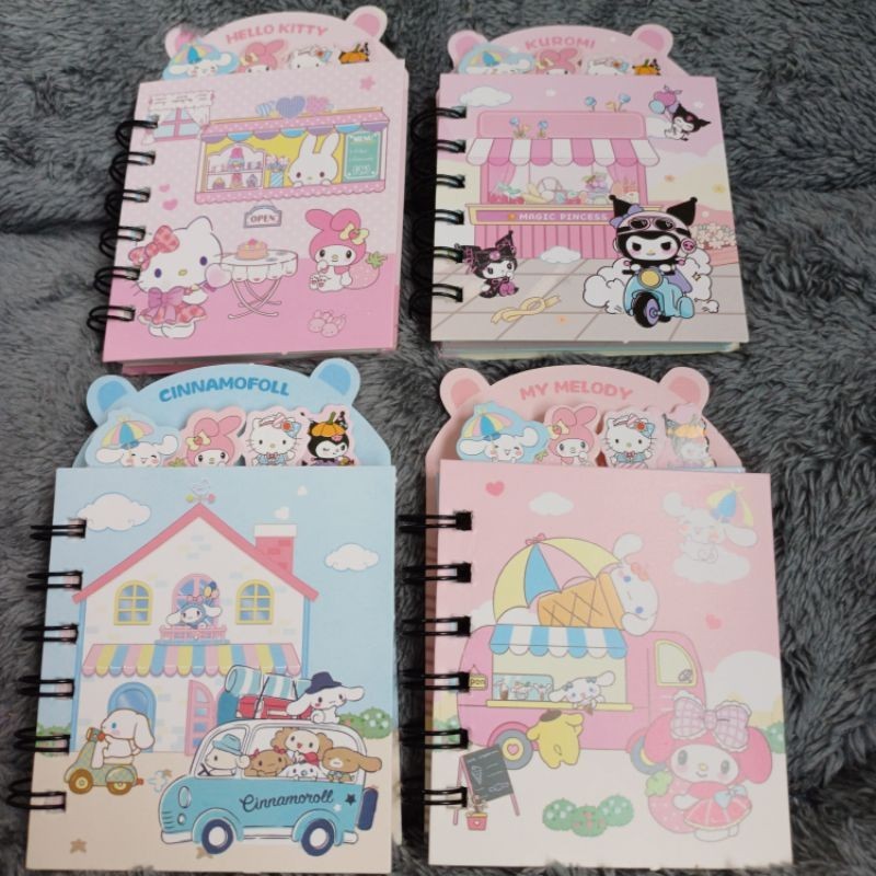 

KBA Note ring sekat SANRIO A7 2220 cinnamoroll kuromi melody hello kitty