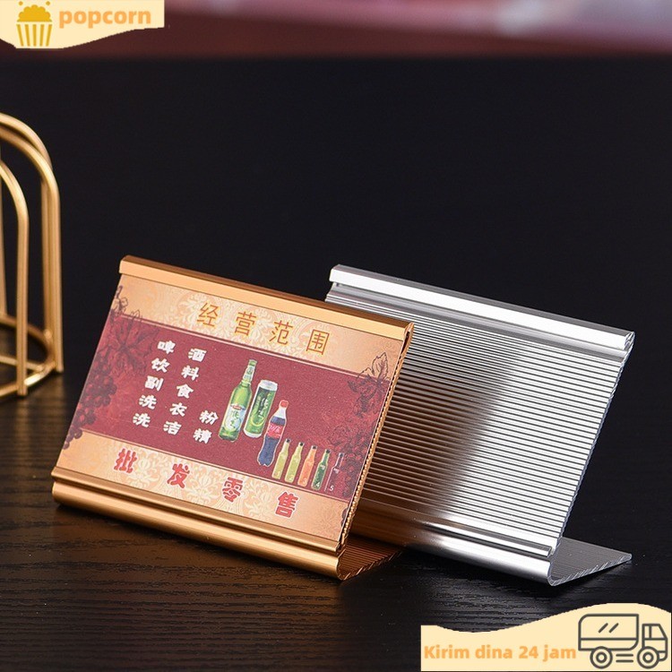 

58*91MM Name Plate Holder / Sign Holder Besar Kecil