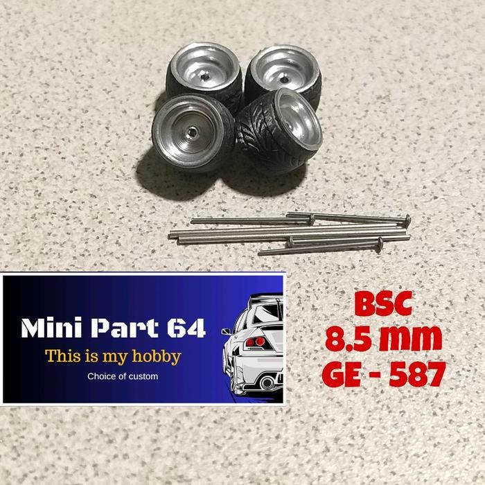 Diorama Diecast Ban Celong 8.5mm GE587 Miniatur Skala 64