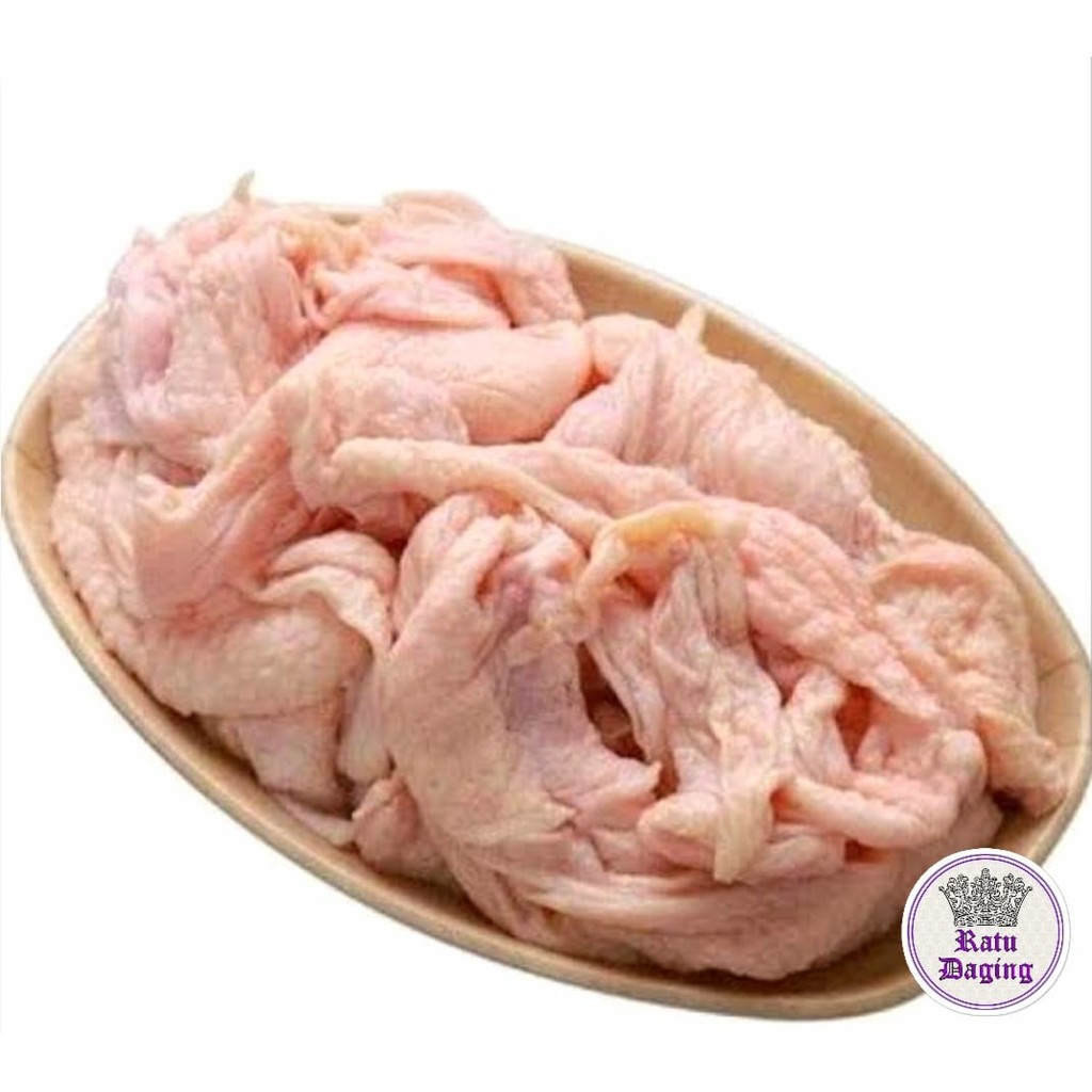 

Kulit Ayam Bersih Kulit Ayam Dada Paha Badan Chicken Skin 1kg