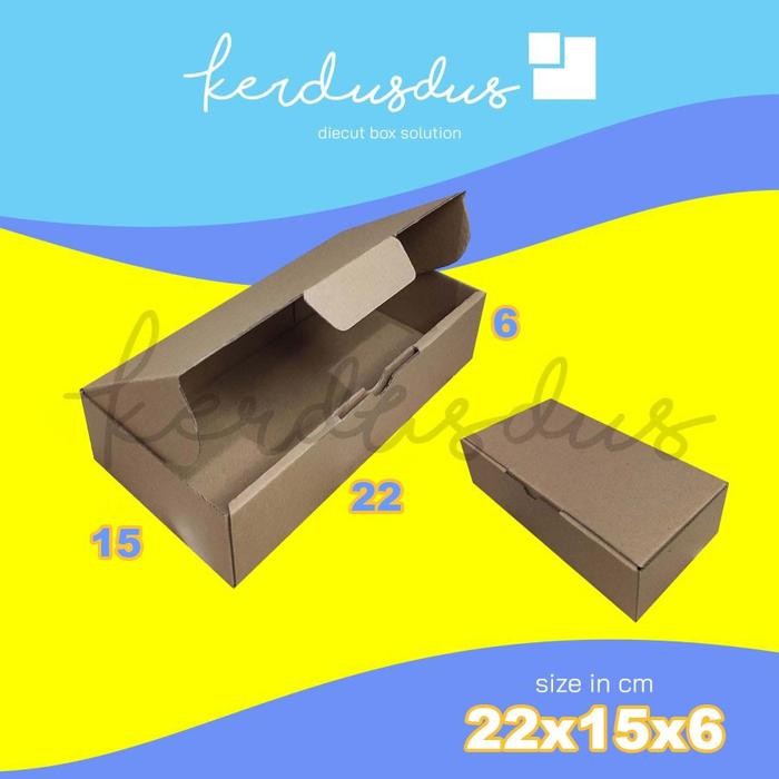

22x15x6 cm kardus carton box diecut pizza kue packing packaging