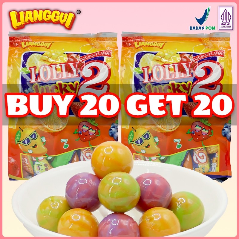 

Lianggui Lolipop Buah 6 Rasa HALAL Jeruk, Mangga, Stroberi | Snack Kantor & Party Cemilan Anak Viral