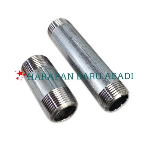 Pipa Nepel SS316 1/4" inch × 10cm / Pipa Neple /Nipple SS316