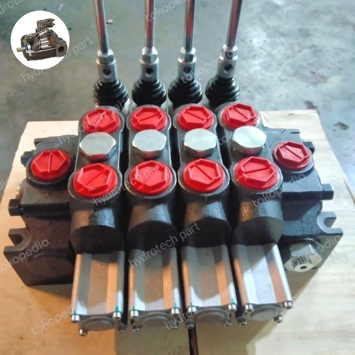 

Hand valve hydraulic 100 Lpm P100-4 / DP100-4 port 1 inch