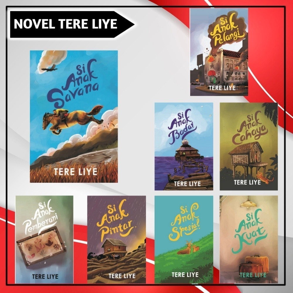 Bebas Pilih Buku Novel Tere Liye Series Paket Serial Si Anak Si Anak Kuat Spesial Pintar Pemberani C