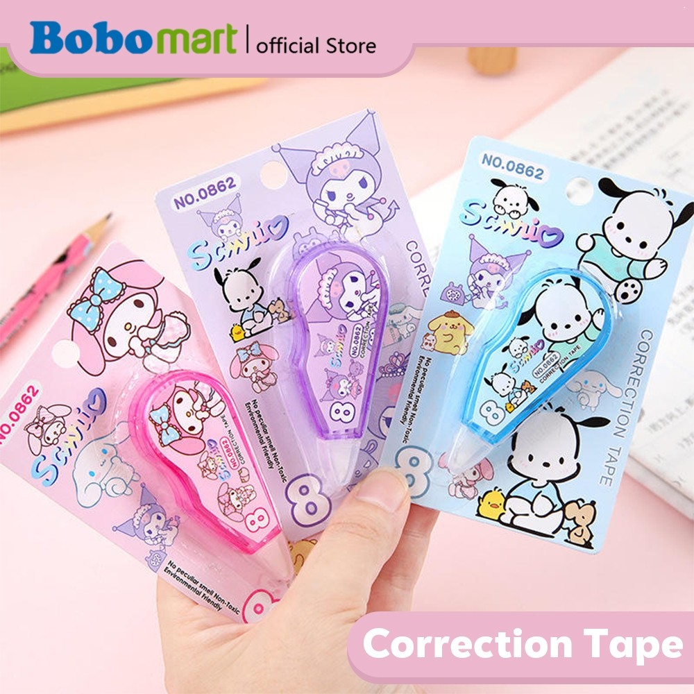 

BOBOMART Correction Tape CL0862 Label Gesek Tip-X – Perlengkapan Sekolah Tipe-X Pita Murah