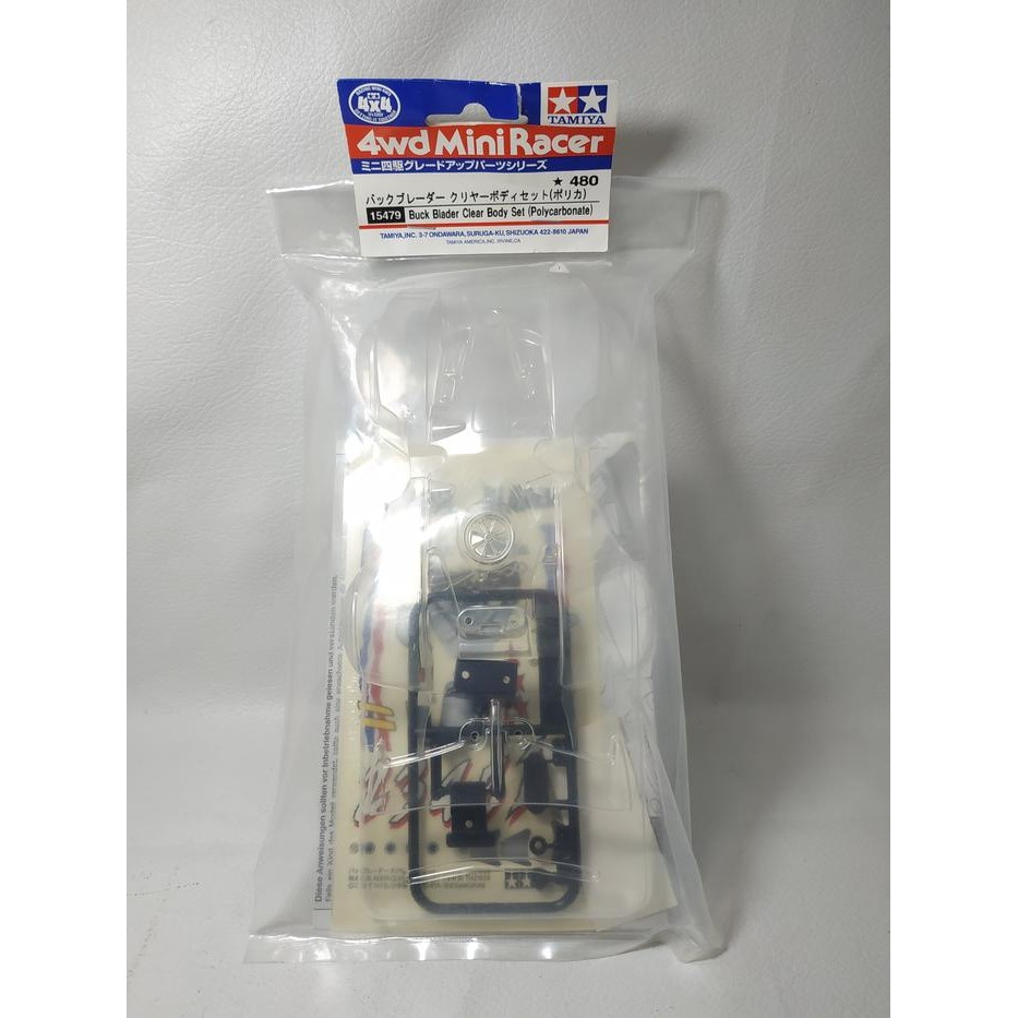 CSM... Tamiya 15479 Buck Blader Clear Body Set Polycarbonate Kemasan Jelek