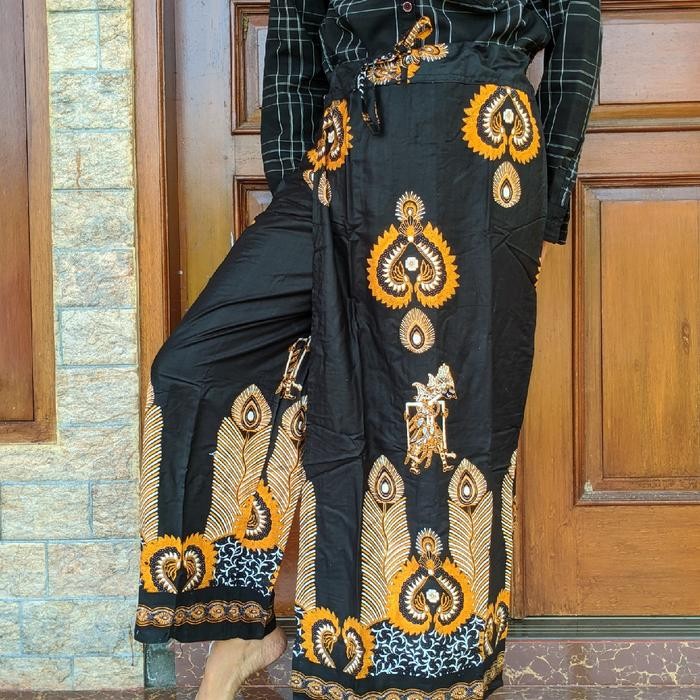 Girya.Syo - Sarung Celana Dewasa Motif Wayang Celana Sarung All Size Fit XXL Batik Muslim - JKW Hita