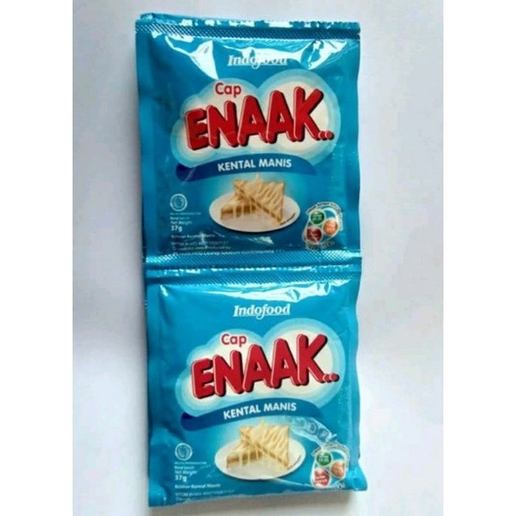 

GWP - Susu Kental Manis Cap Enak isi 6 Sachet/Susu Kental Manis Cap Enaak isi 6 Sachet