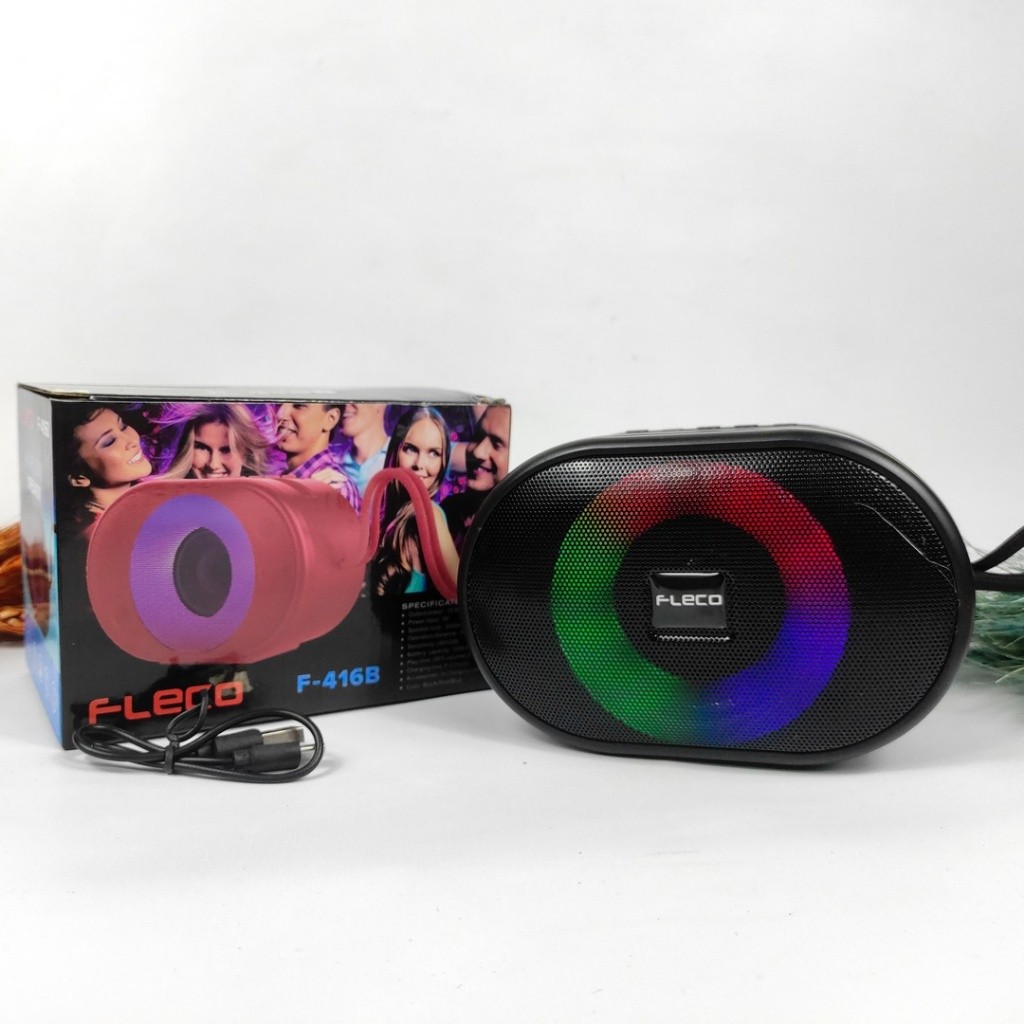 PILIHAN SHOPE Speaker Bluetooth  Fleco F-416B / Speaker Wireless Bluetooth / USB / TF Card / Radio