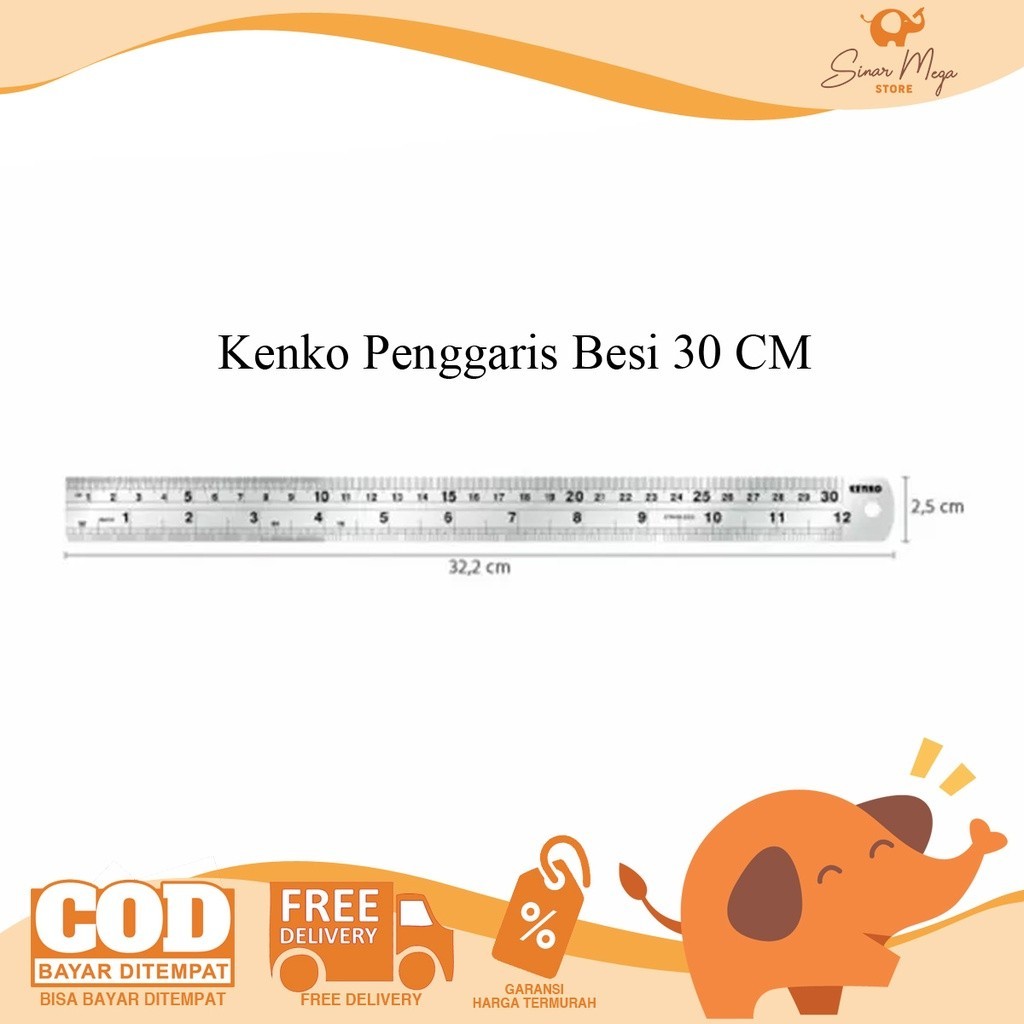 

Kenko Penggaris Besi 30cm