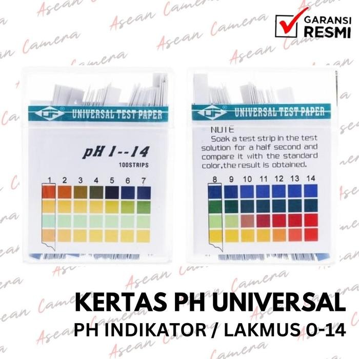 Kertas PH Universal / PH indikator / Lakmus 0-14