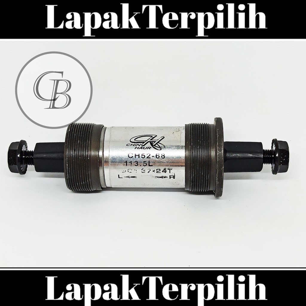 BB Kotak Bearing Bottom Bracket 111 113.5 118 122 127 As Tengah As Gir Axle Axis Square Sepeda Unite