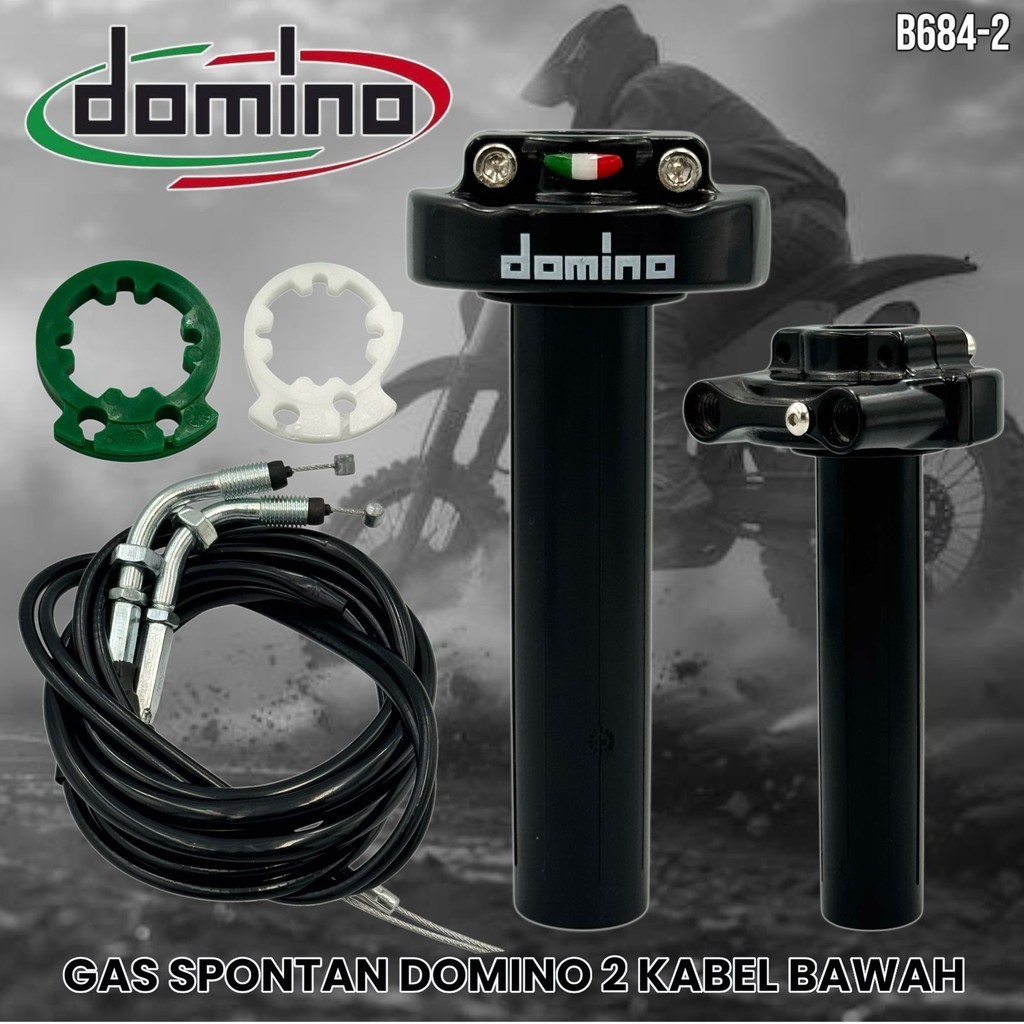 AUTO MAX Gas Spontan DOMINO B684-2 Plus 2 Kabel Lubang Bawah Universal
