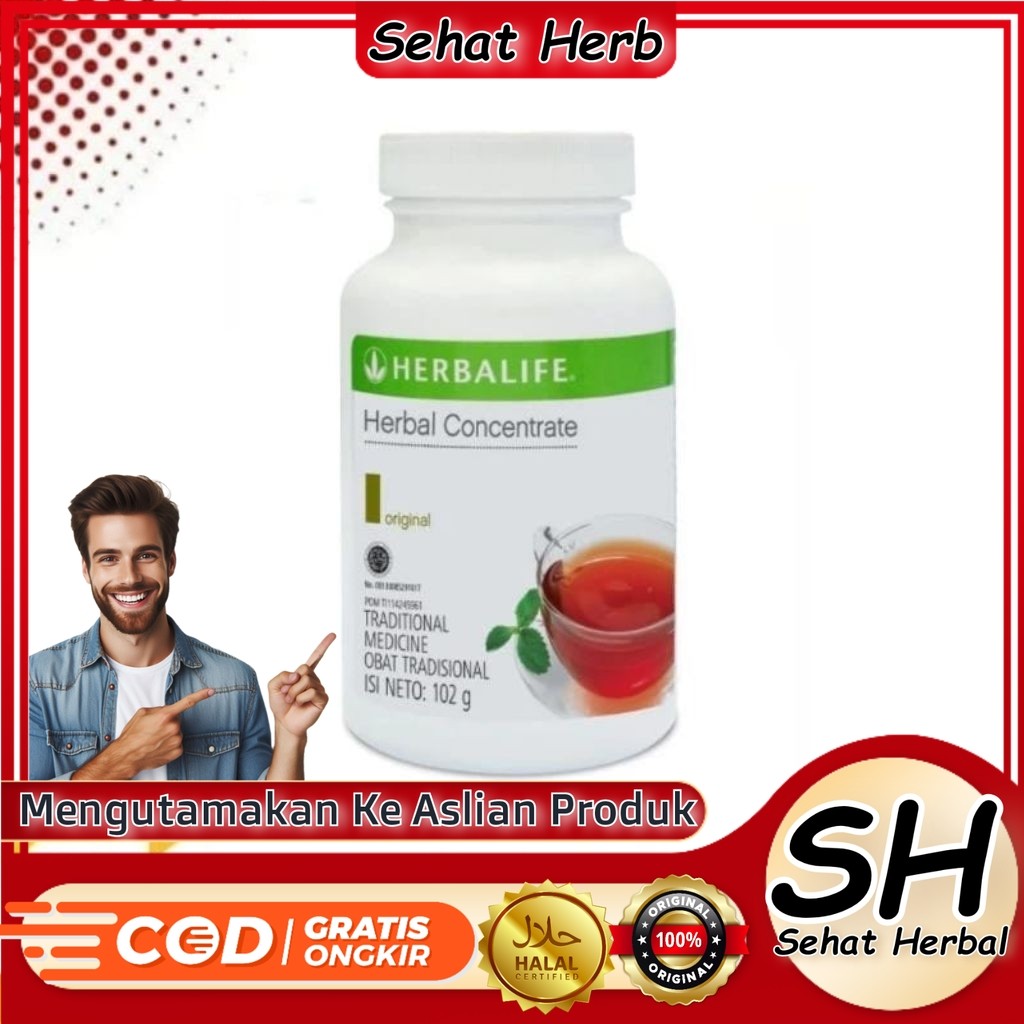 TEA HERBALIFE Pembakaran Lemak Penurun Berat Badan,  Untuk Diet Pelangsing Tubuh Original Penambah E