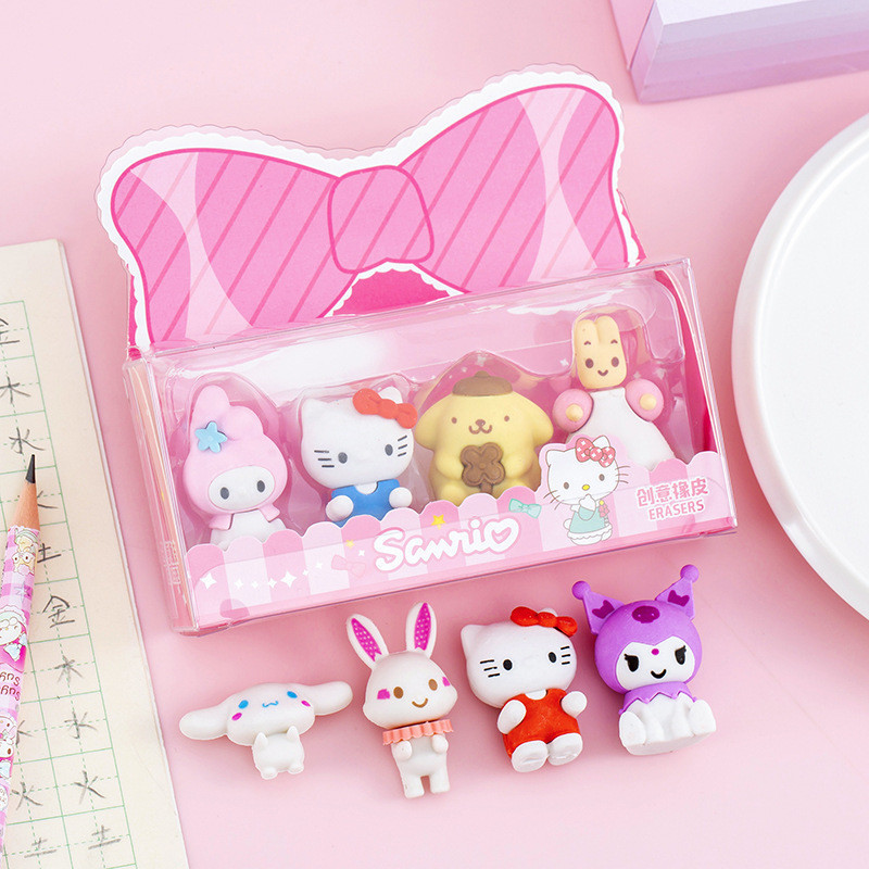 

SET PENGHAPUS ANAK SEKOLAH / COD PENGHAPUS MOTIF KARTUN LABUBU 1 SET ISI 4 PCS / PENGHAPUS BOX MIKA BENING