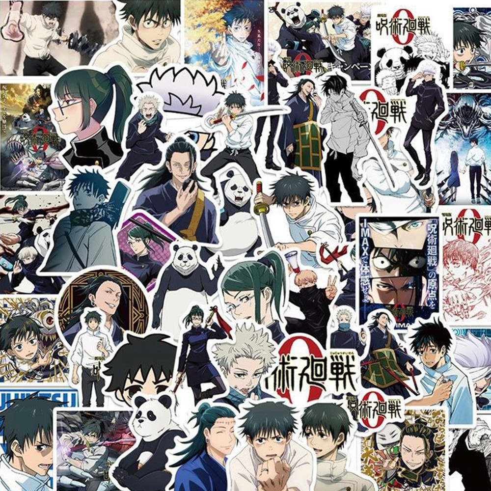 

10/30/50pcs Jujutsu Kaisen 0 Anime Movie Stickers Okkotsu Yuta Cartoon Sticker Laptop Notebook Phone Cool Cartoon Decals Packing