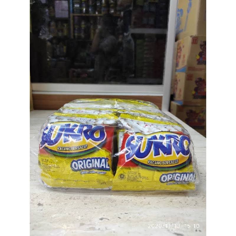 

Packan kacang sukro original ( 20pcs x 20gr ) cemilan enak dan murah