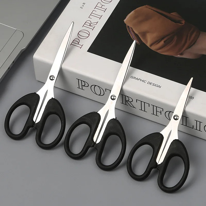 

Multi-purpose office stainless steel scissors Household Kit-en Stainless Steel Scissors Student Diy Paper Cuttings Knife