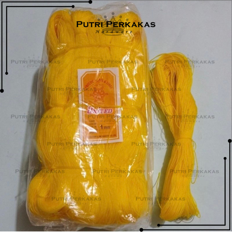 Tali Tampar 1 mm Tali Bangunan 150 meter (1 IKAT) | Tali Tukang | Tali Benangan Proyek Bangunan