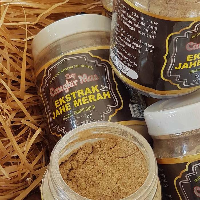 

Jahe Merah Ekstrak Murni Tanpa Gula Cap Cangkir Mas -