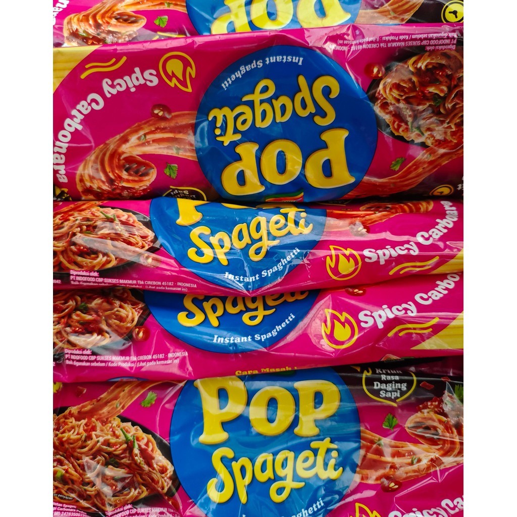 

Indomie Pop Spageti Instanst Spicy Carbonara PCS