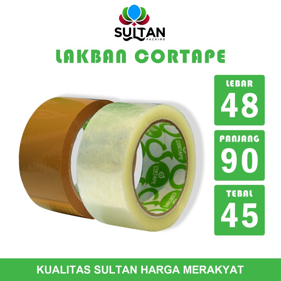 

Lakban BENING 48mm x 90yard Cortape OPP Tape isolasi
