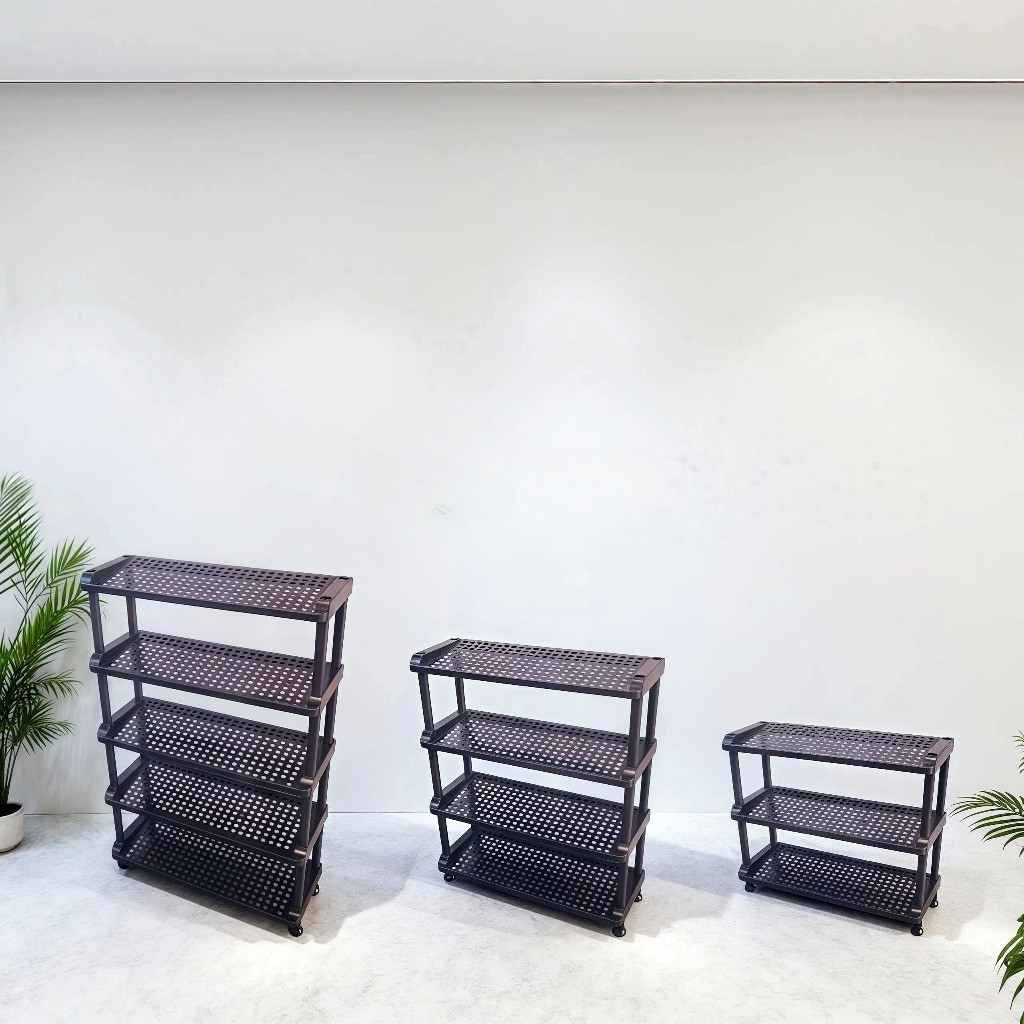 RAK SEPATU SANDAL SUSUN - Rak Besar / Tempat Sandal / Rak Sepatu Kokoh Plastik