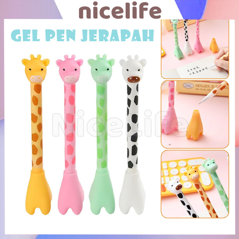 

Pena Tinta Hitam Karakter Hewan Lucu / Pena Pulpen Ujung Lancip Karakter