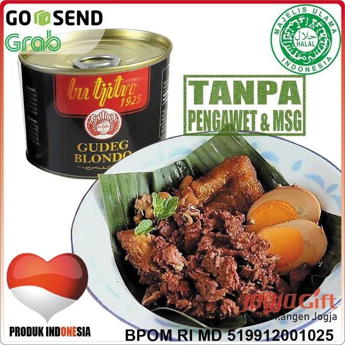 

[TERLARIS] Gudeg Kaleng Bu Tjitro Blondo - Tanpa Bubble[TERLARIS ]