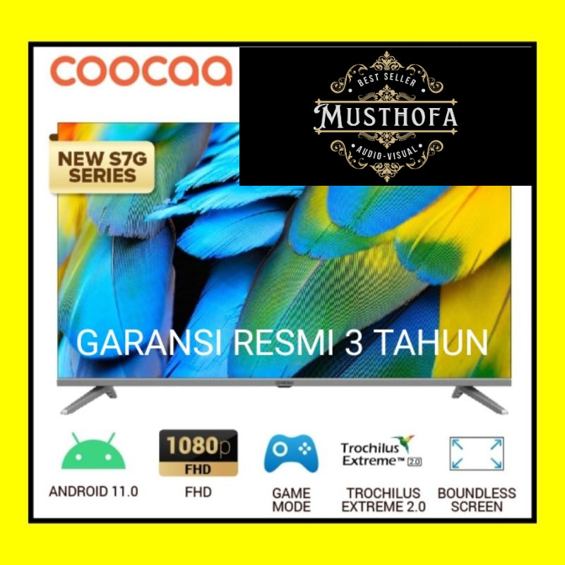 TV LED COOCAA 43S7G / Coocaa Android TV 43 Inch / Android 11.0 NEW