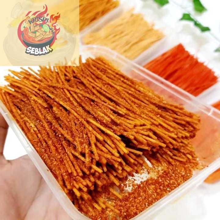 

MIE LIDI PEDAS KEMASAN BOX 500ML CEMILAN BANDUNG