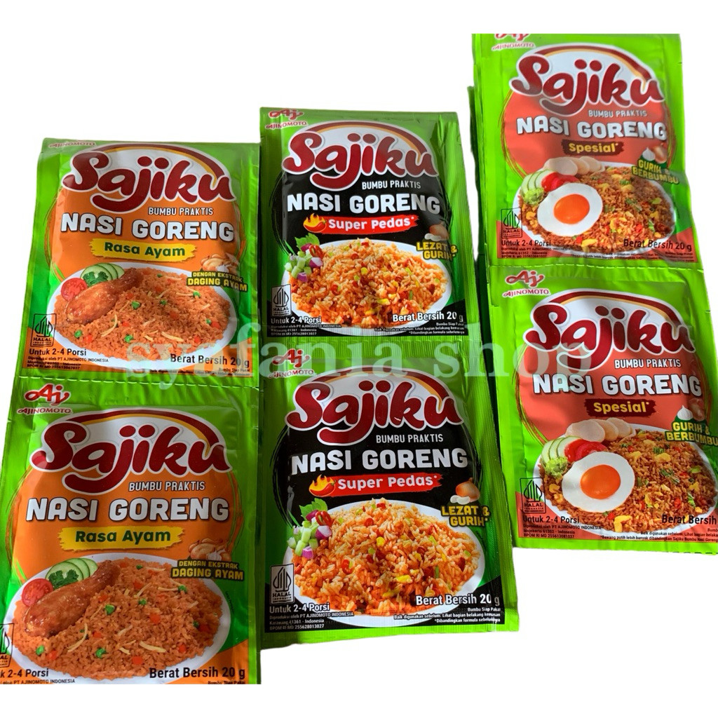 

Sajiku Bumbu Nasi Goreng ayam | pedas | spesial 20gr