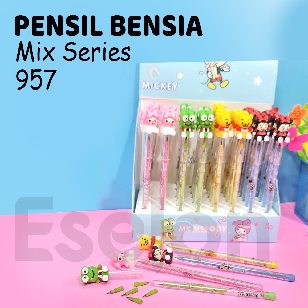

♚1pc Pensil Bensia Fancy Karakter / Pensil sambung susun♚