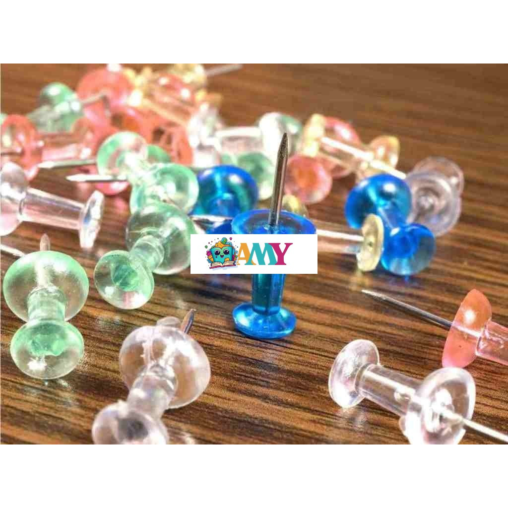 

(1PAK ISI 30PCS) PUSH PIN PP 30TR FROM JOYKO AMY STASIONARY