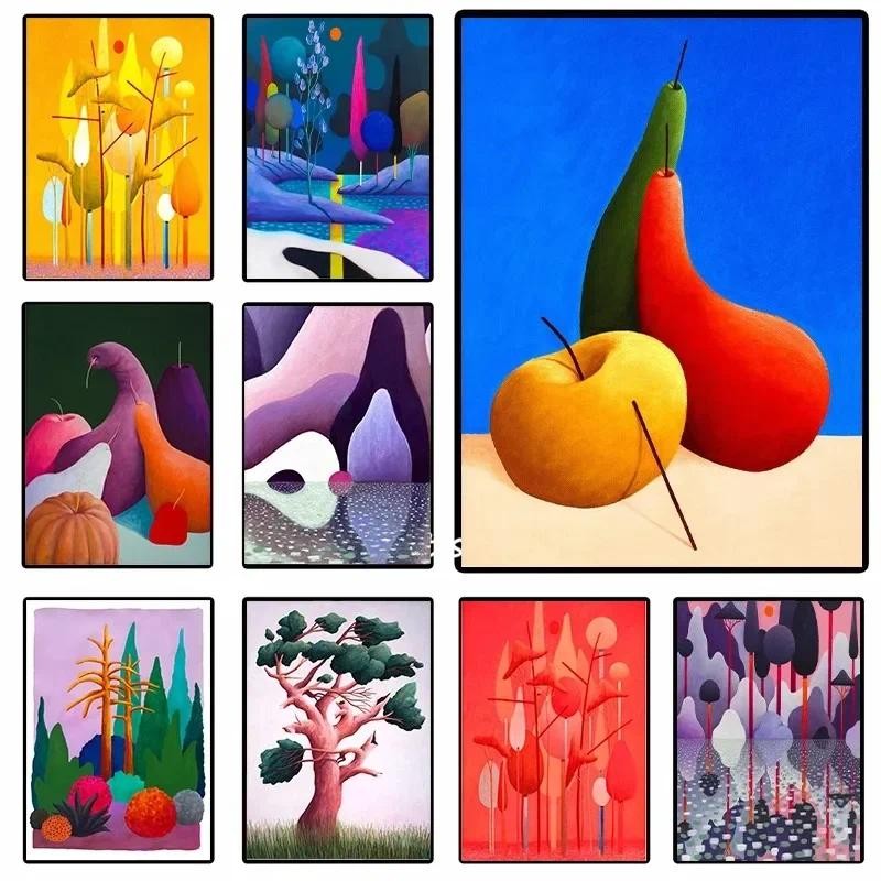 

Fruit Artwork Collection Nicolas Party Color Landscape Poster Canvas Painting Modern Wall Art Picture for Room Home Office Decor